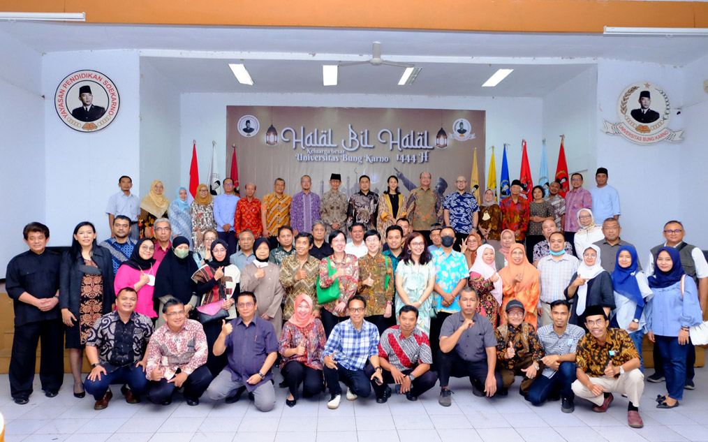 Masih dalam suasana Hari Raya Idul Fitri 1444 H, keluarga besar Civitas Akademika Universitas Bung Karno