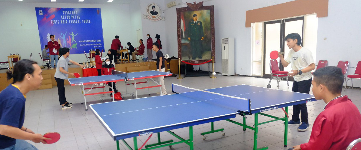 Turnamen Catur Putra dan Tenis Meja Tunggal Putra Mahasiswa Universitas Bung Karno